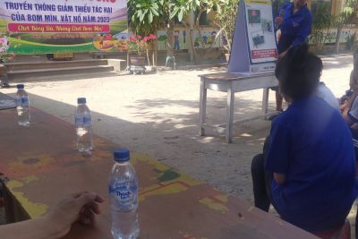 TRẢI NGHIỆM TRUYỀN THÔNG TÁC HẠI CỦA BOM MÌN VÀ CHẤT NỔ